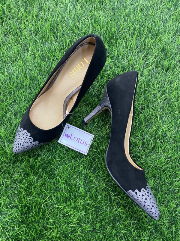 Black and Sliver Stiletto